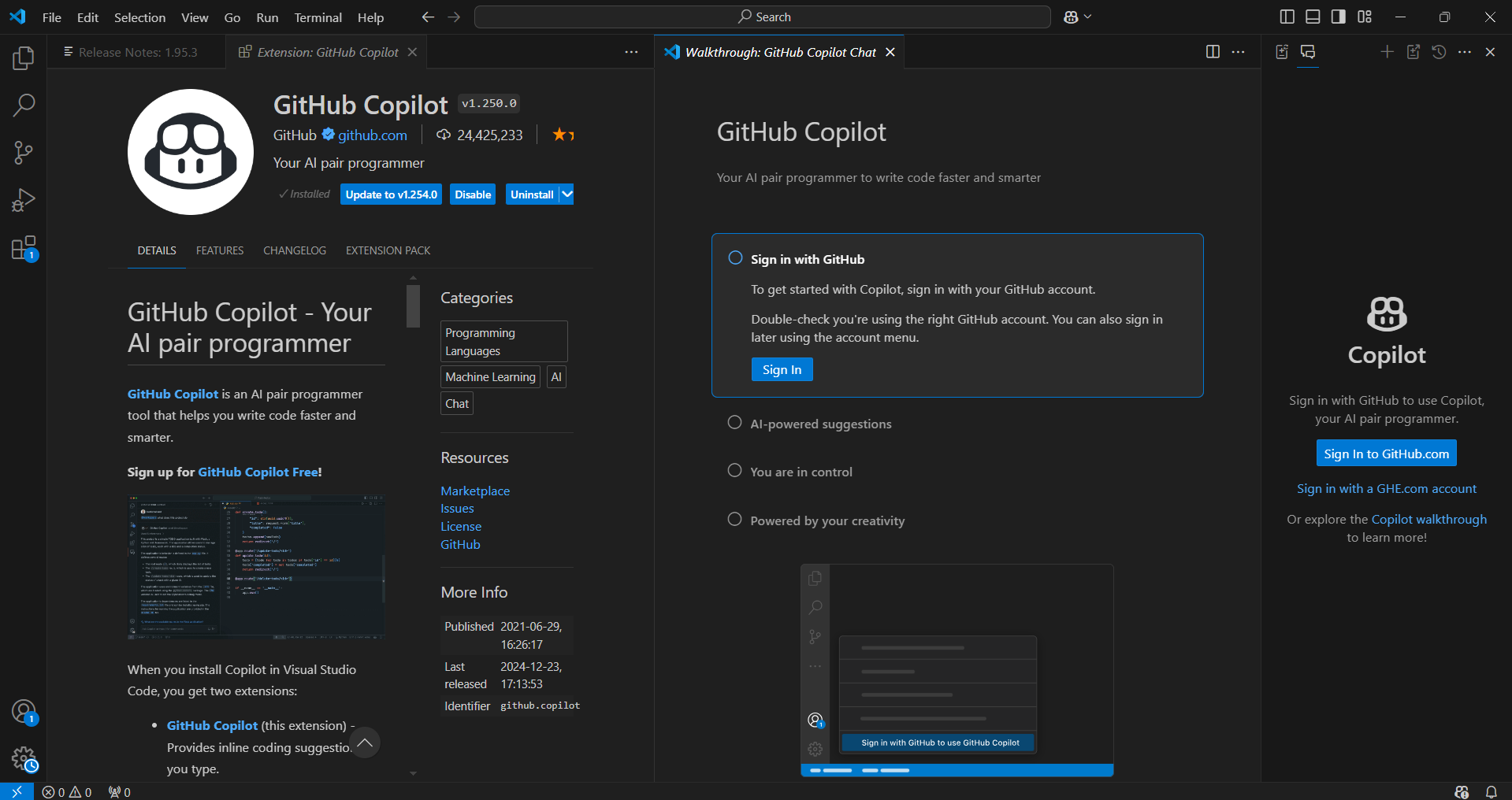 Ajouter GitHub Copilot à Visual Studio Code – Methodidacte